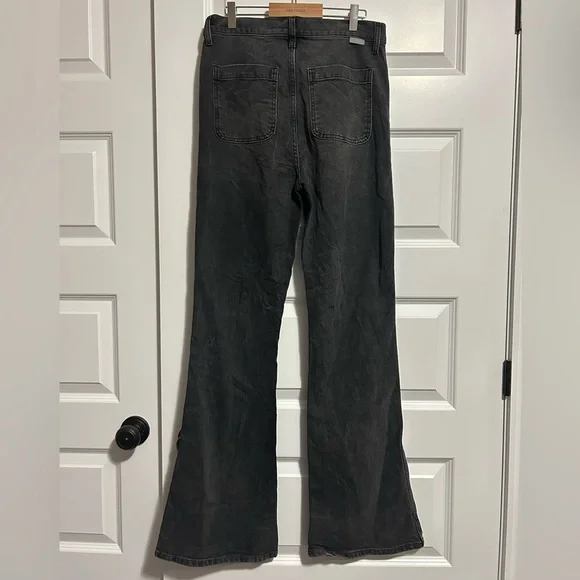 Boyish The Ricky Flare Button Fly High Rise Jeans - Picture 2 of 12